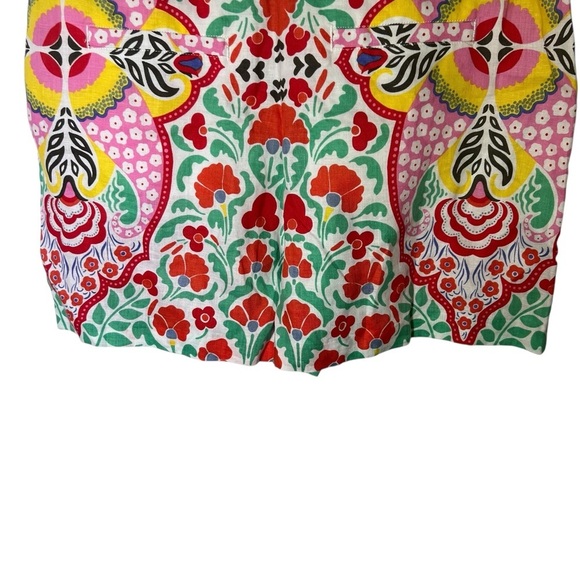 Boden Georgina 100% Linen Floral Shorts NWT Size US 10 - Picture 6 of 11